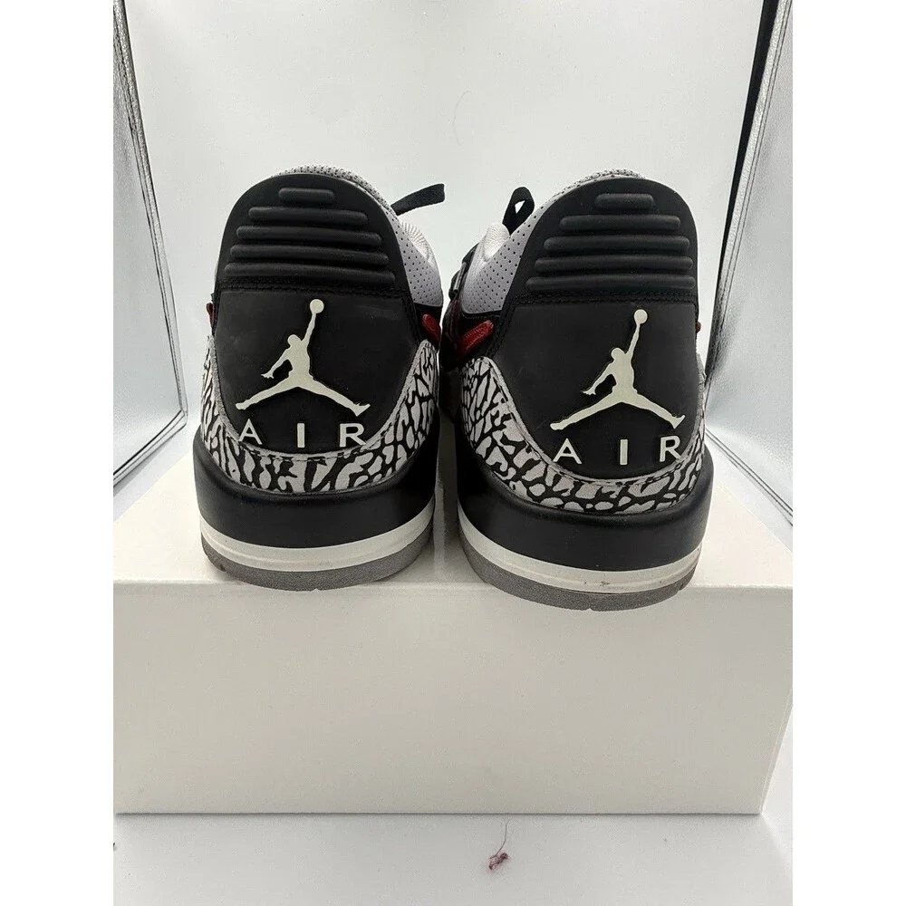 Men's NIKE JORDAN Legacy 312 Low Bred Cement Size 13 CD7069-006 Shoes Sneakers